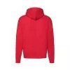 Толстовка мужская "PREMIUM HOODED SWEAT JACKET", красный_S, 70% х/б, 30% п/э, 280 г/м2