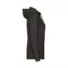 Толстовка без начеса "Ladies Lightweight Hooded Sweat", черный, L, 80% х/б 20% полиэстер, 240 г/м2