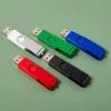 USB flash-карта DOT (8Гб), черный, 5,8х2х1,1см, пластик, металл