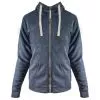 Толстовка женская "CIPRO Lady", синий меланж, 2XL, 65% полиэстер, 35% хлопок, 265 г/м2
