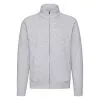 Толстовка "Sweat Jacket", серо-лиловый_S, 70% х/б, 30% п/э, 280 г/м2